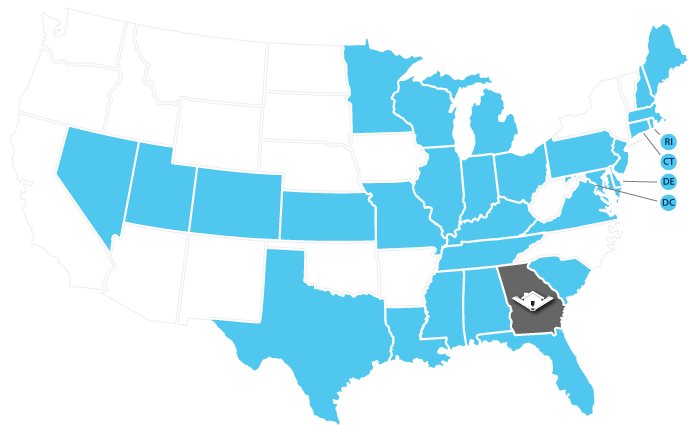 United States Contact Map